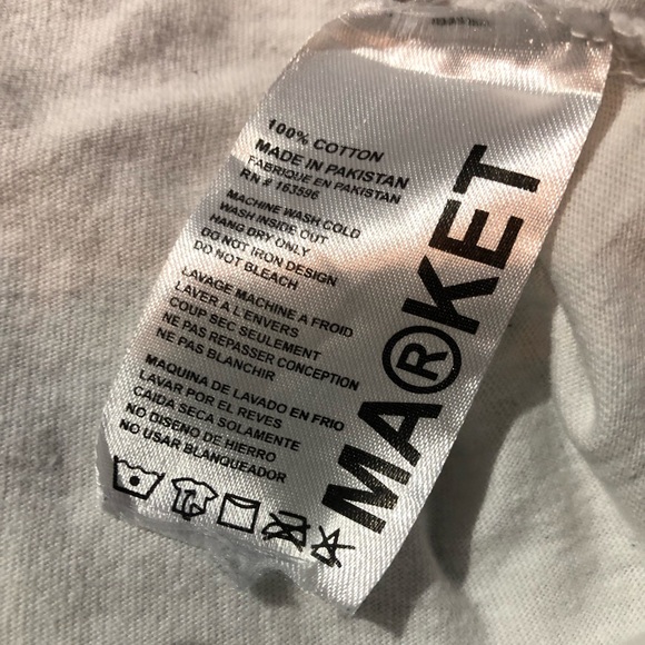Market- Los angles White T Men's Medium - Picture 3 of 6